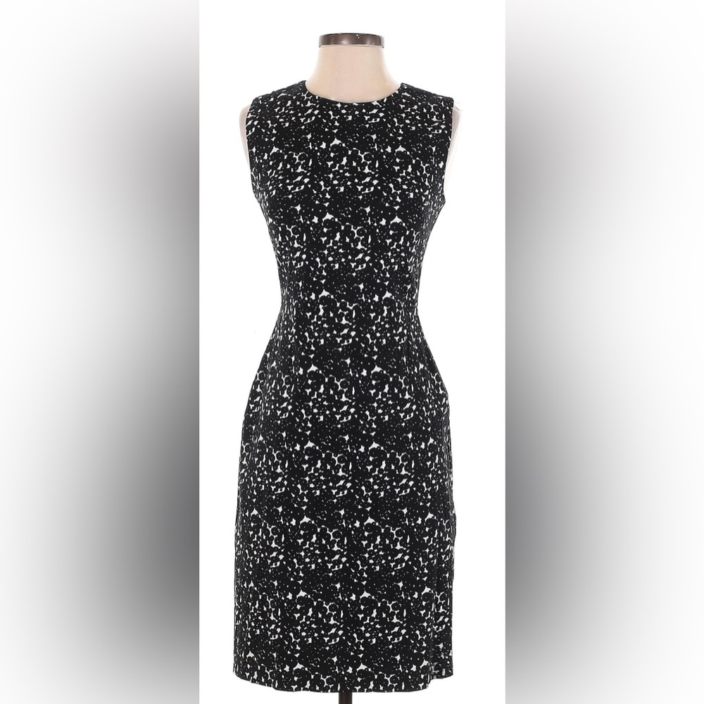 Margaret M Dress Black & White Stretch Size S
